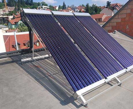 Reference Termické kolektory na ohřev užitkové vody v Brně